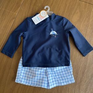 Carter’s Navy and Light Blue Swim Set